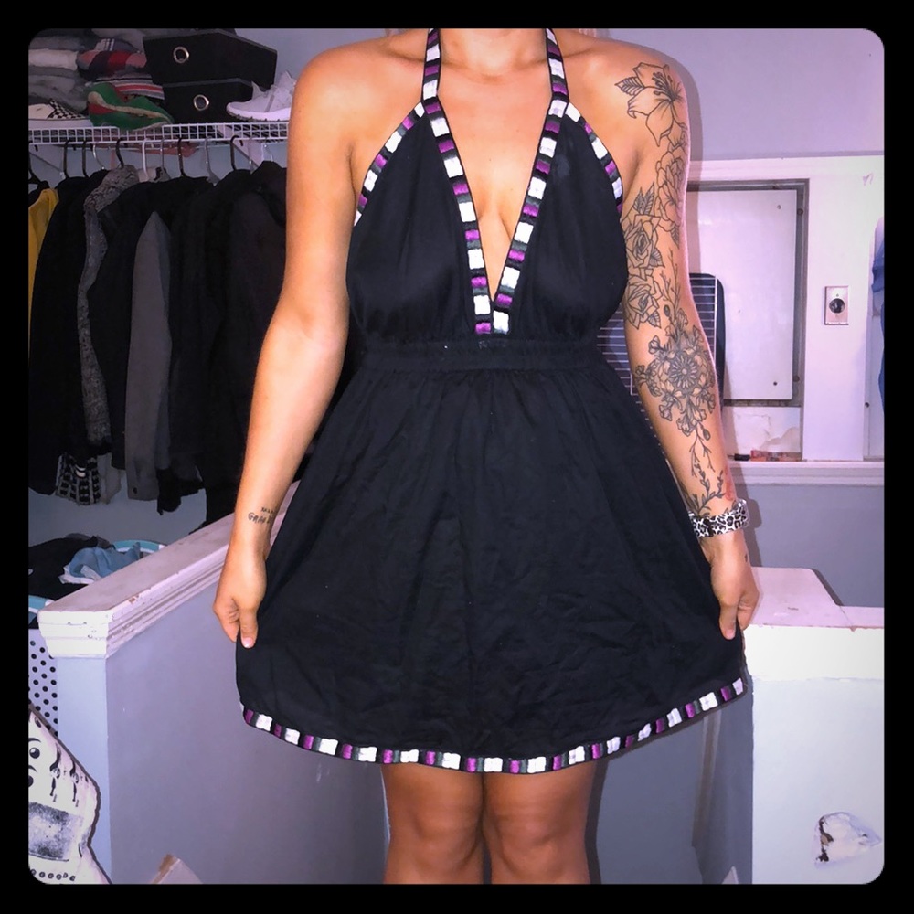Back open back dress size Large 🎀